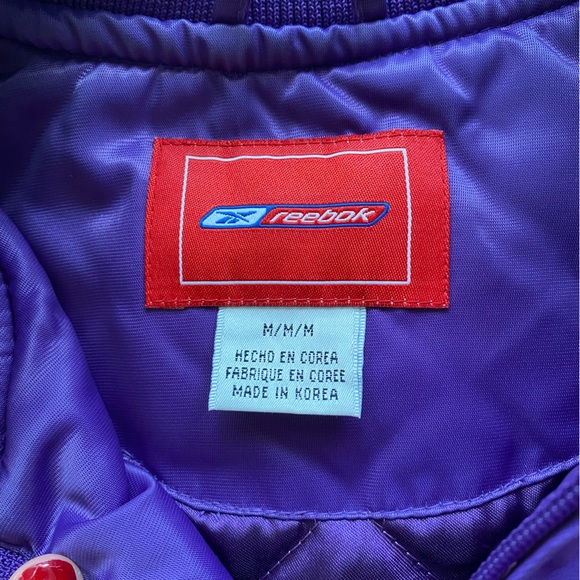 Purple Reebok Lakers Jacket - Picture 5 of 5